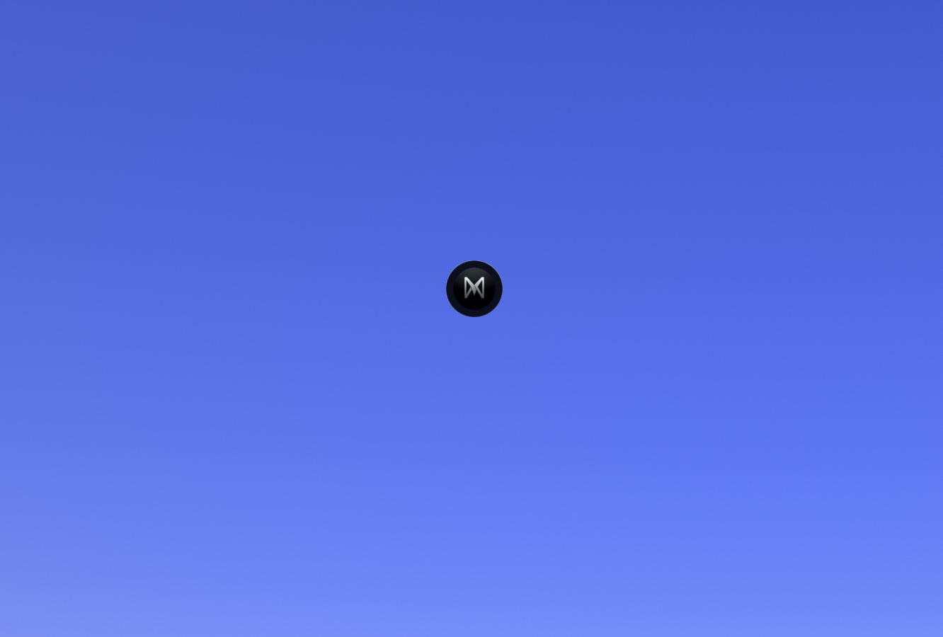 Warp for Mac floating orb overlay with mic and language controls